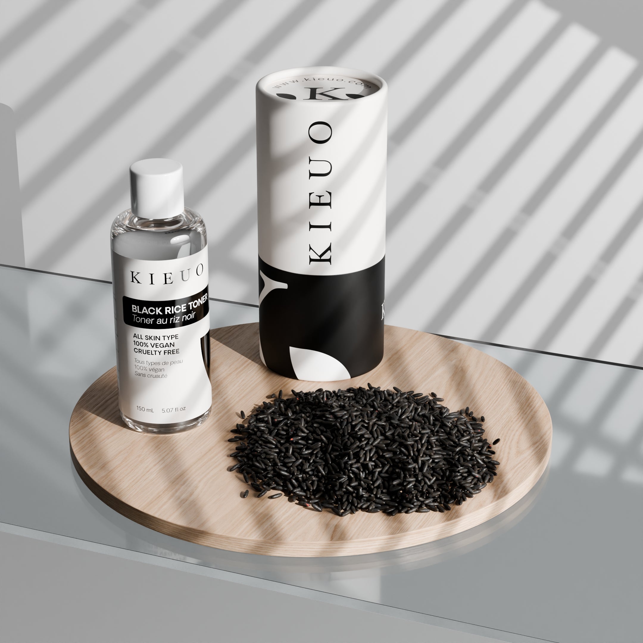 Toner au riz noir